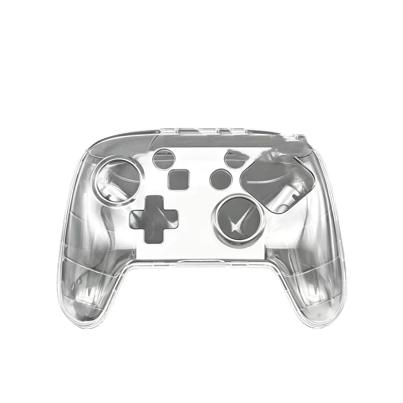Transparent Clear Hard Crystal Case Protective Cover Shell Skin for Nintend Switch Pro Controller Gamepad Protector