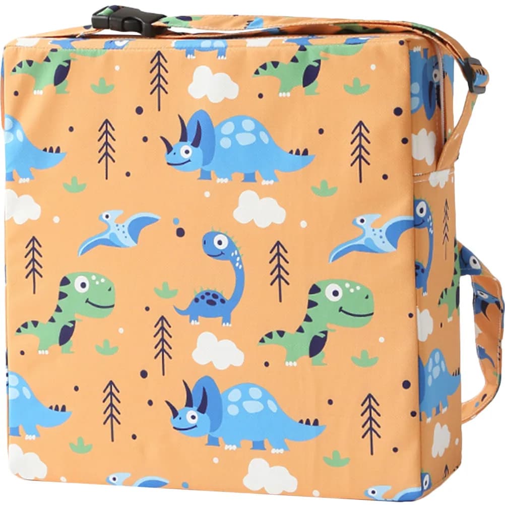 Children Booster Seat Lightweight Portable Kids Dining Chair Cushion Breathable PVC Material Increasing Height Pad