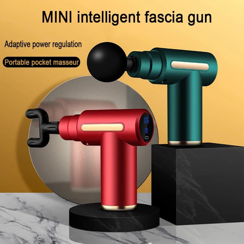 Massaggiatore portatile con pistola piccola per pistola da massaggio Ricaricabile esercizio fitness Rilassamento Fitness Massaggiatore corpo dimagrante JMQ001