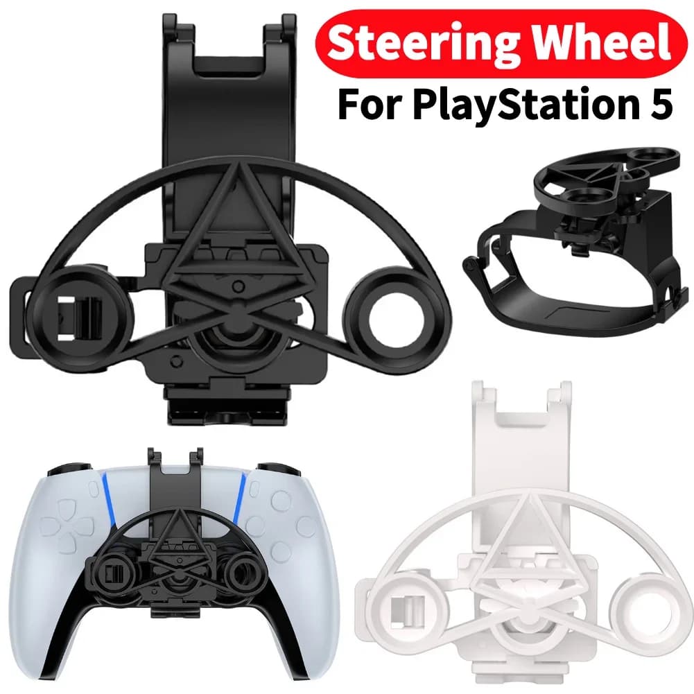 Mini Steering Wheel for PS5 Game Controller 3D Printing Racing Games Steering Wheel Replacement Direction Auxiliary Accessories