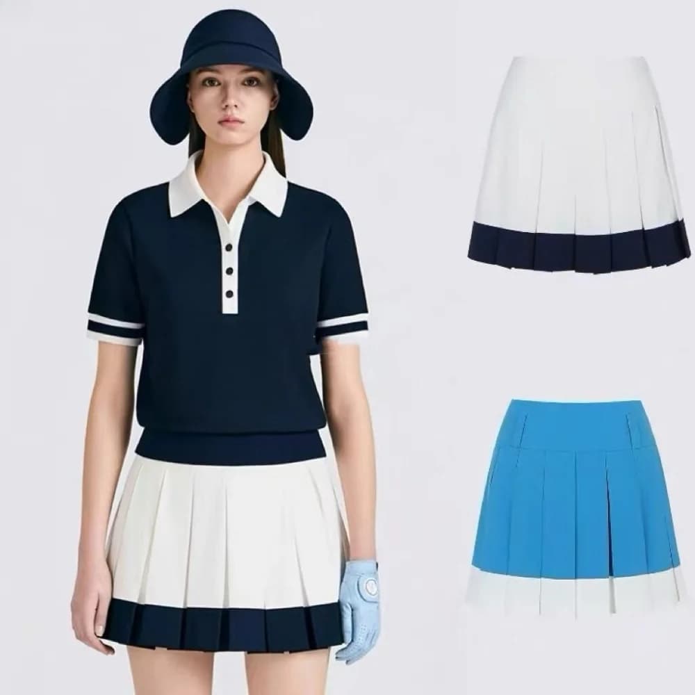 2026 Summer Women Golf Skirt Slimming Pleated for Outdoor Sports & Golf Korean Style Skirt Versatile Baseball & Pleated Skirts