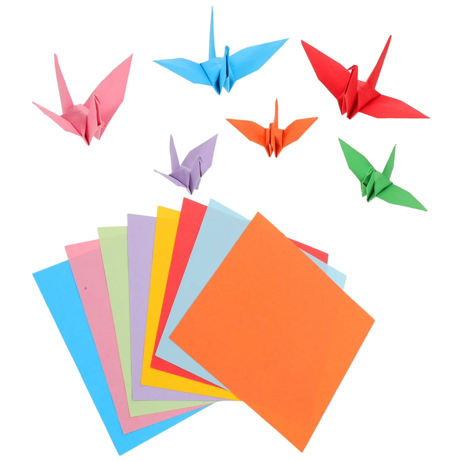 10 Bags Square Origami Paper Double-Sided Colorful Folding Sheets Paper for DIY Arts Crafts Holiday Cards Handmade