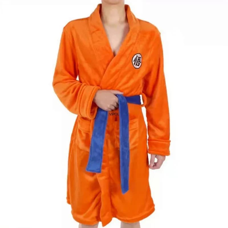 2025 12 Anime Son Goku Cosplay Kakarotto Pigiama Per Adulti Bambini Morbido Accappatoio di Flanella Uomini Donne Halloween Party Dress U