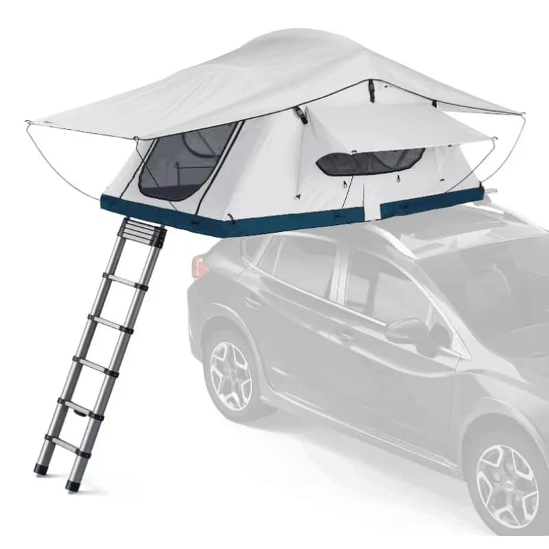 Tenda da Tetto Pieghevole per Glamping, Tenda da Tetto per Auto Economica, Personalizzabile