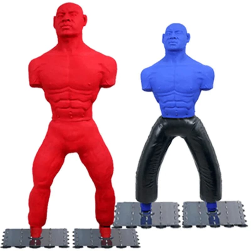 Boxing bag with boxing bag human model