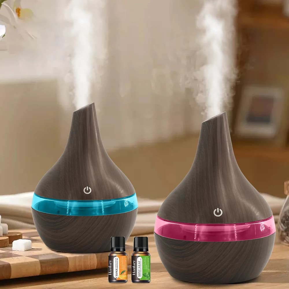 NUOVO Umidificatore USB da 300ml per Camera da Letto e Ufficio, Diffusore di Aromi con Oli Essenziali, Nebulizzatore Personale Ultra Silenzioso