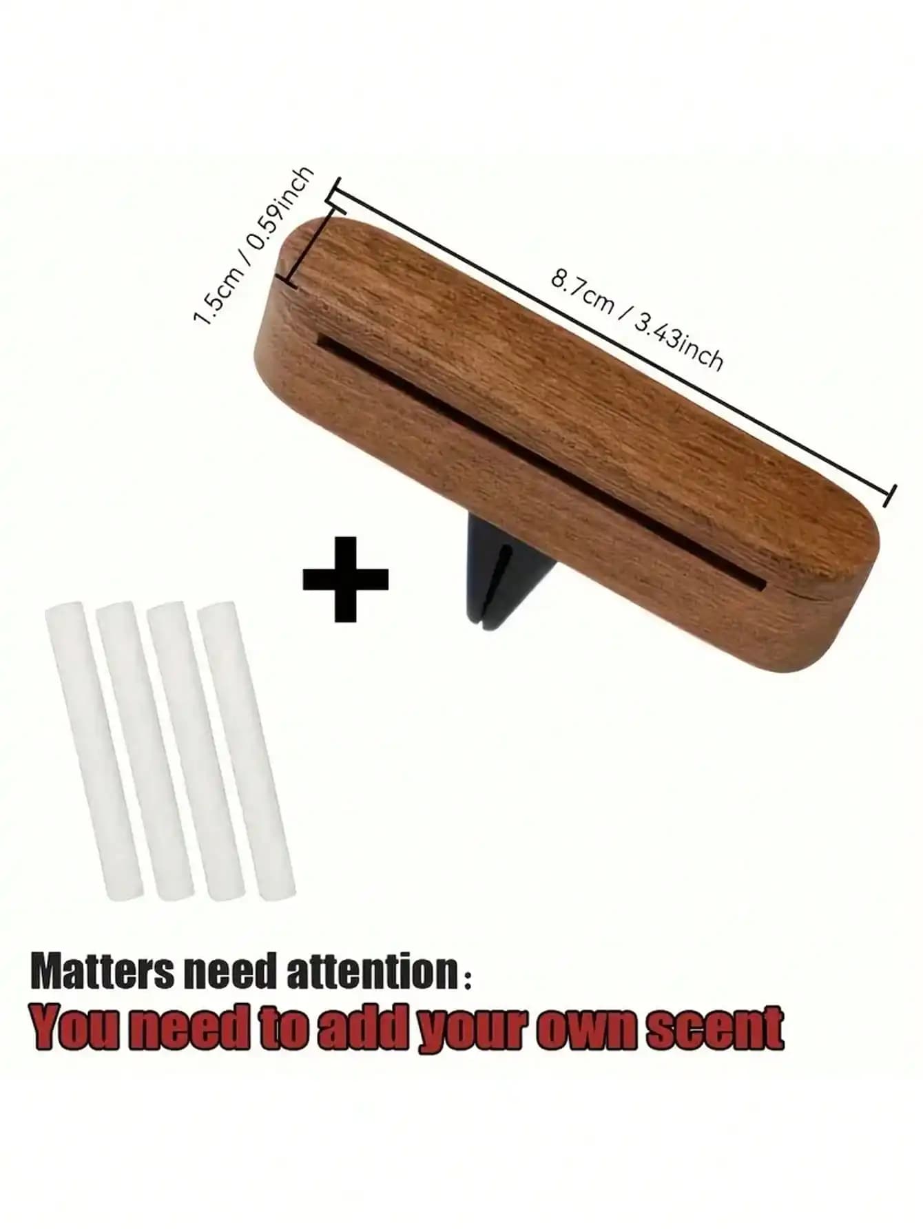 Solid Wood Car Air Vent Diffuser Clip – Suitable for Car, Office and Home Scenarios, a Trendy Lifestyle Car Accessory