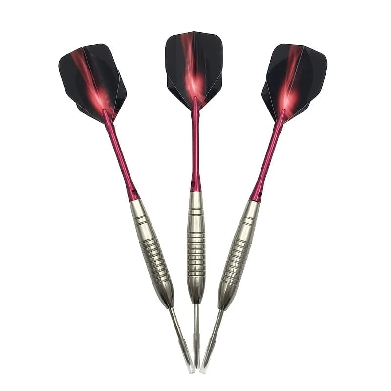 3Pcs Steel Tip Darts New Professional Hard Darts Throwing Sports Games Steel Dart Barrel Shafts Flights