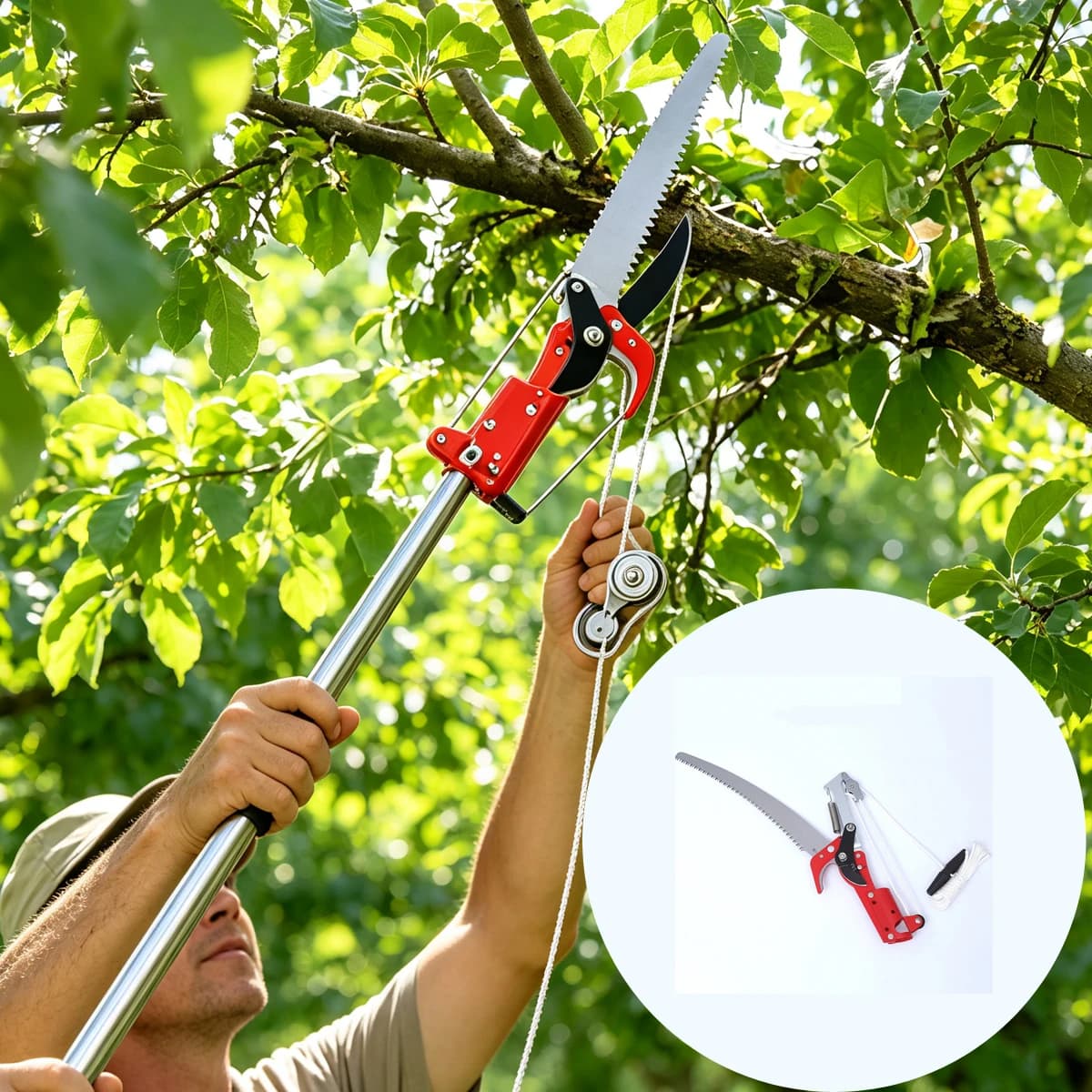 High Altitude Pruning Shears Gardening Supplies For Garden Tools and Equipment Kit the Set Orchard Tree Cutting Scissors