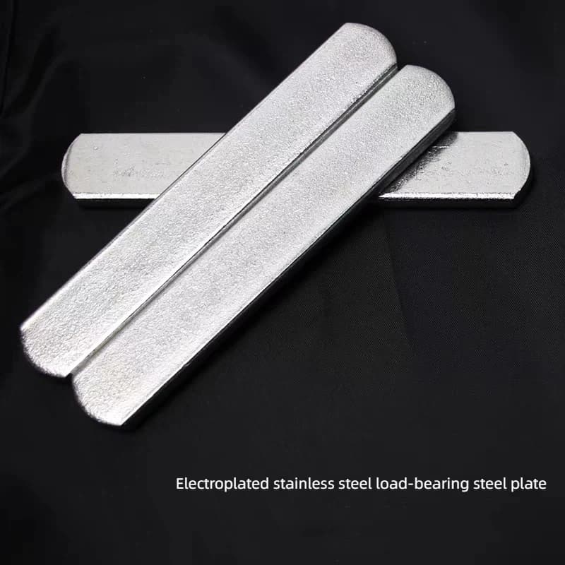 6-piece steel weight plates, multifunctional round corner, robust weighted load leg for vests, arms straps, compact accessories