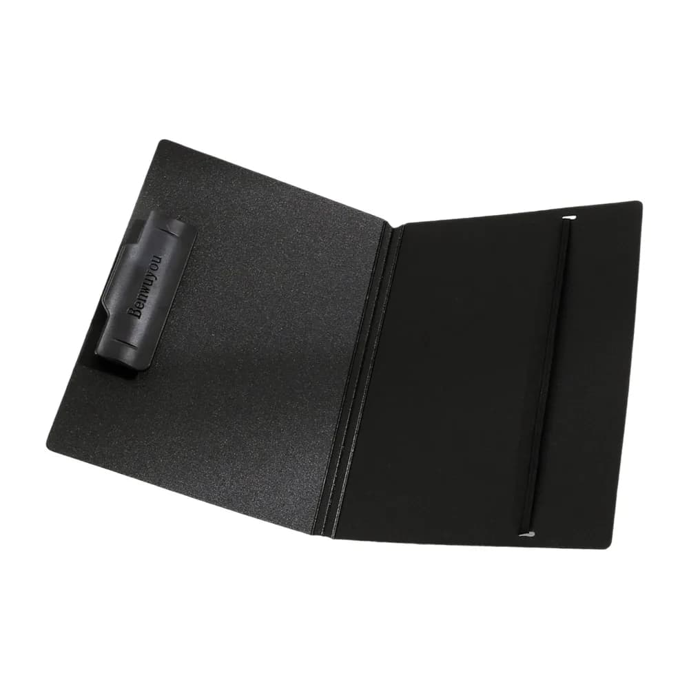 Waterproof A5 Folding Folder PP Material Easy to Store Elastic Strap File Folder Foldable Durable Multi-Functional Writing Board