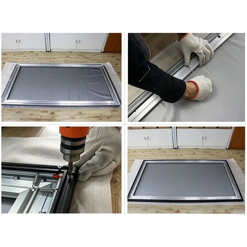 The 1cm Aluminum Alloy Frame Super Slim Narrow Border for 60-180 Inch ALR Projector Screen Suitable for Home Theaters