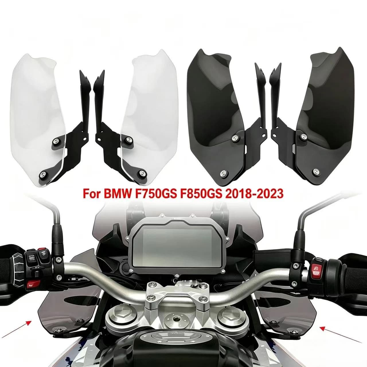 Accessori Moto per BMW F750GS F850GS 2018 - 2023: Parabrezza, Pannello Deflettore Vento, Deflettore Laterale