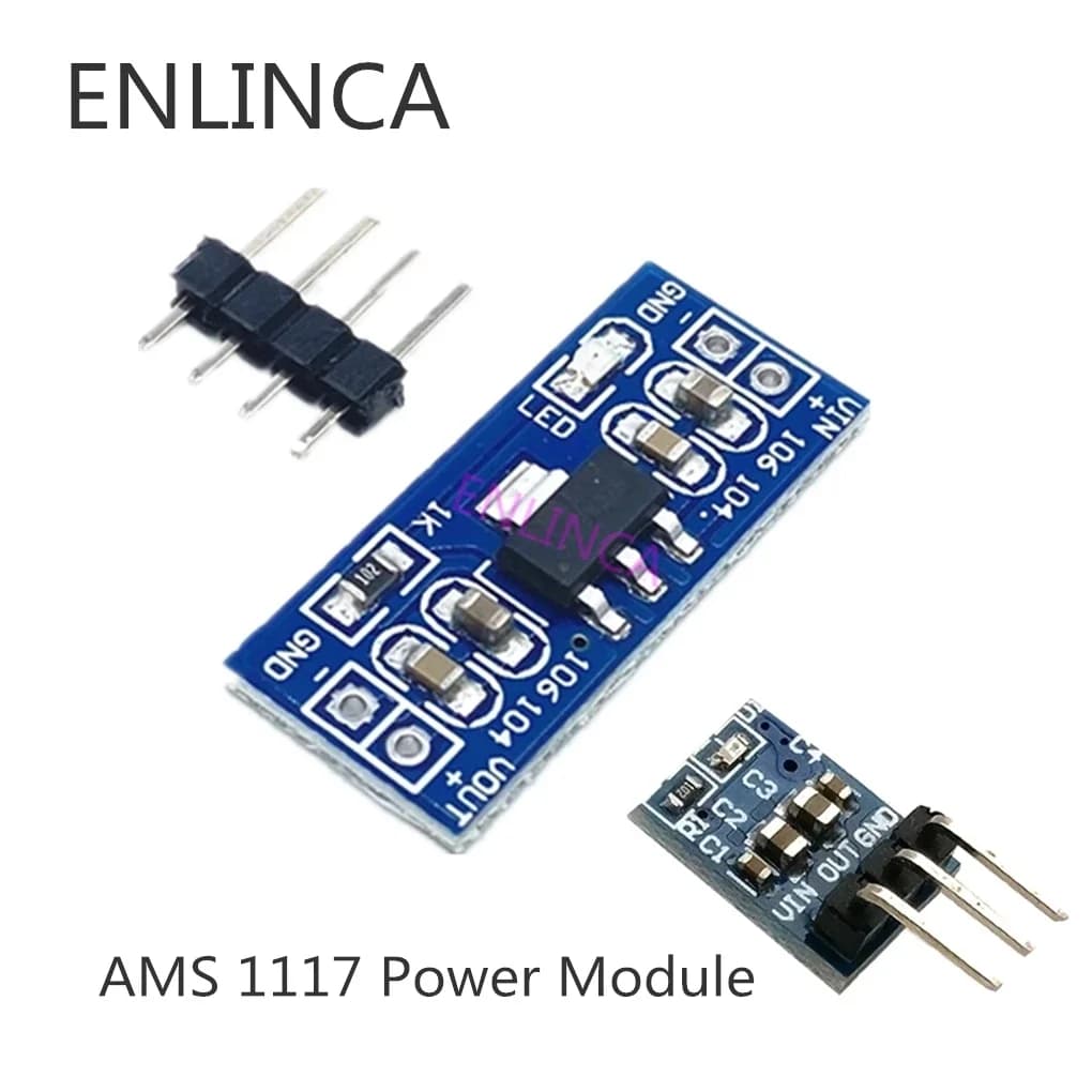 5 pz/lotto LM1117 AMS1117 3.3 V 4.5-7 V Turno 3.3 V DC-DC Step Imbottiture Modulo di Alimentazione per Raspberry Pi