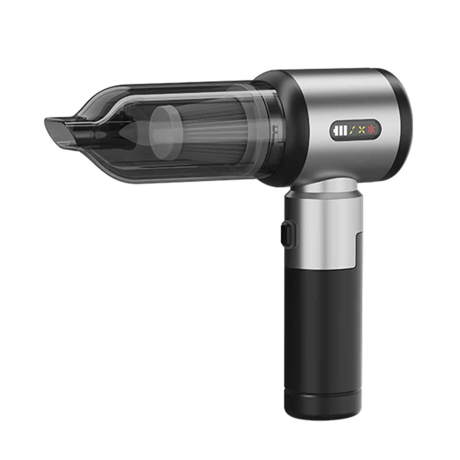 Aspirapolvere per Auto Senza Fili 4 in 1, Potente Aspirazione 16000PA, Gonfiatore Pneumatici 150PSI, Batteria Ricaricabile 6000mAh, Luce LED