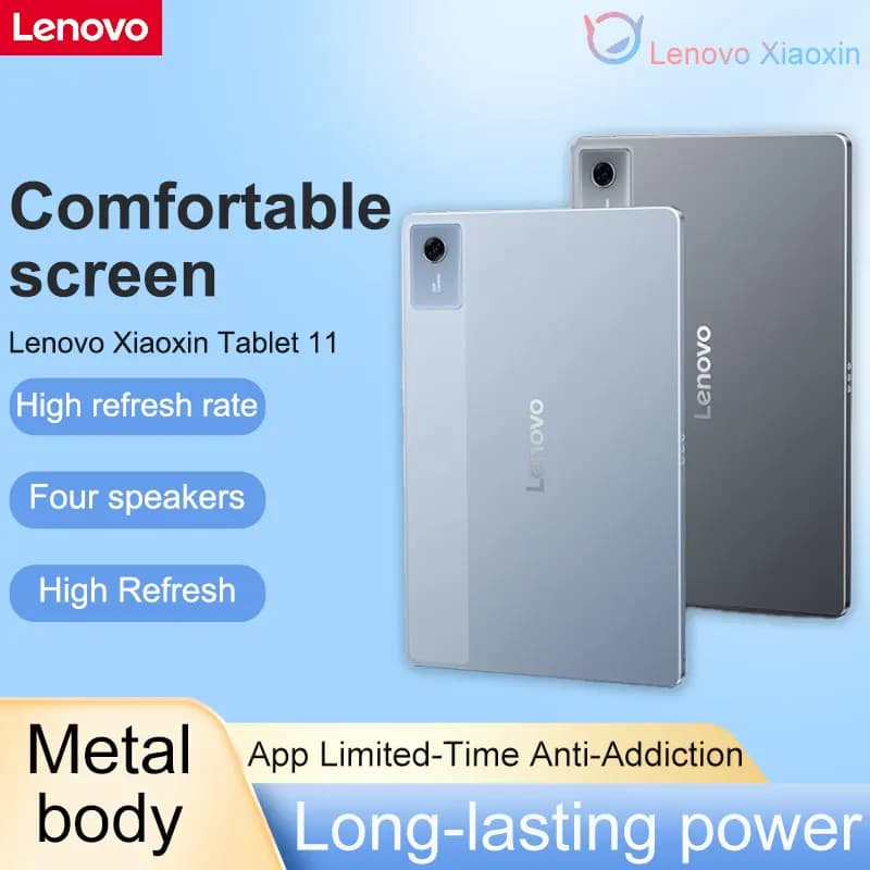 Global Version Lenovo Xiaoxin Pad 2025 11 Inches, Mediatek Dimensity 6300, 128Gb/256Gb, Display 2.5K, Dolby Atmos, Battery 7040mAh, Android Tablet with Long Battery Life, Tablet for Application