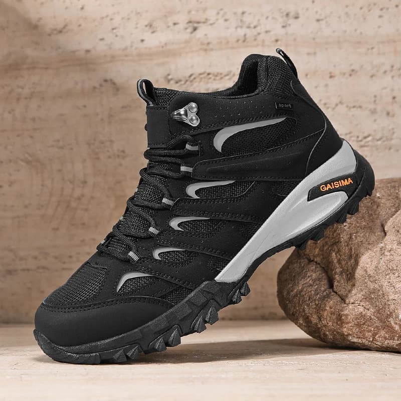 Scarponi da trekking da uomo Nuove scarpe da passeggio da montagna leggere e traspiranti in mesh Stivaletti alti antiscivolo resistenti all'usura per uomo