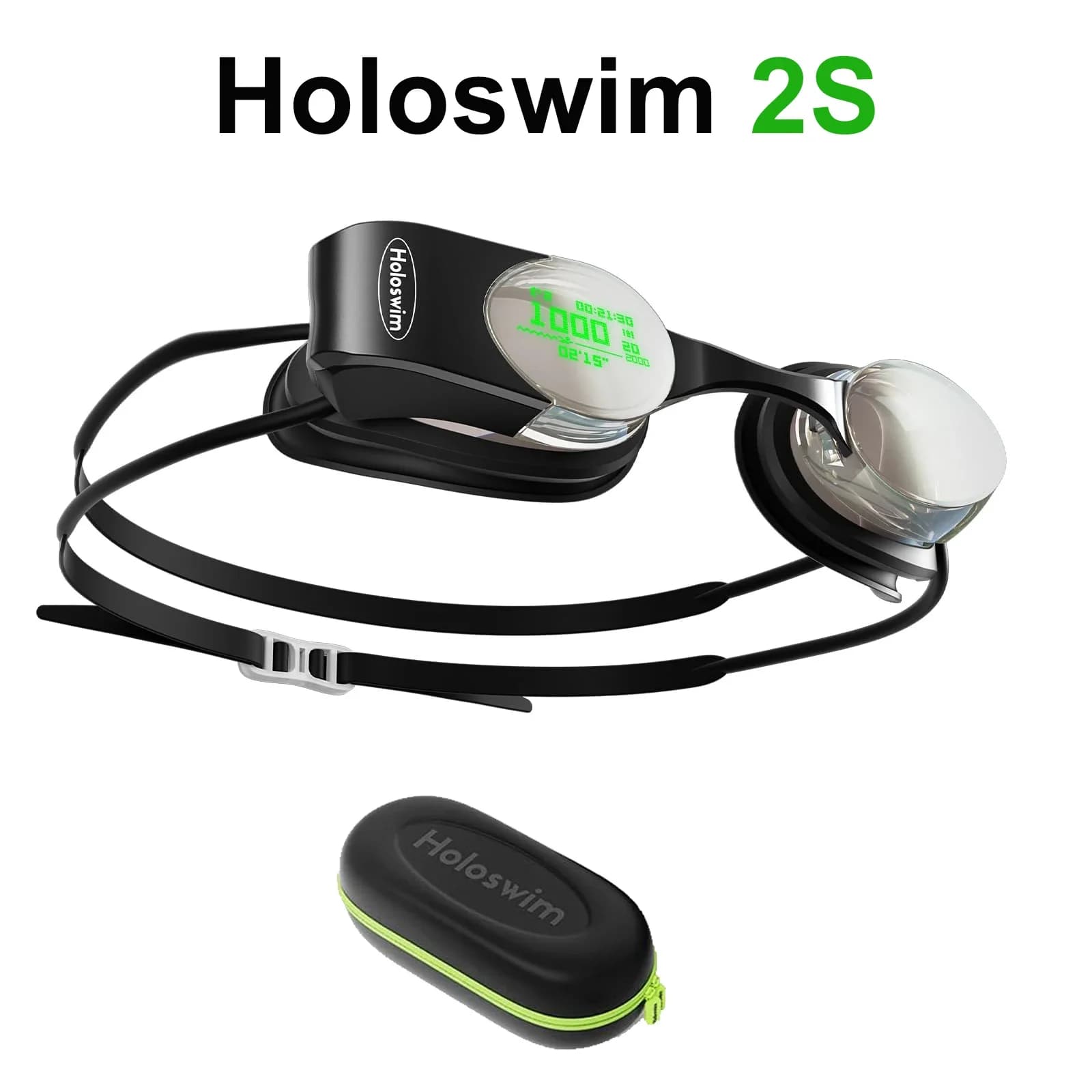 Holoswim 2s AR Smart swimwear with fitness tracker for swimming with métrie monitoring Swimming glasses with real-time display