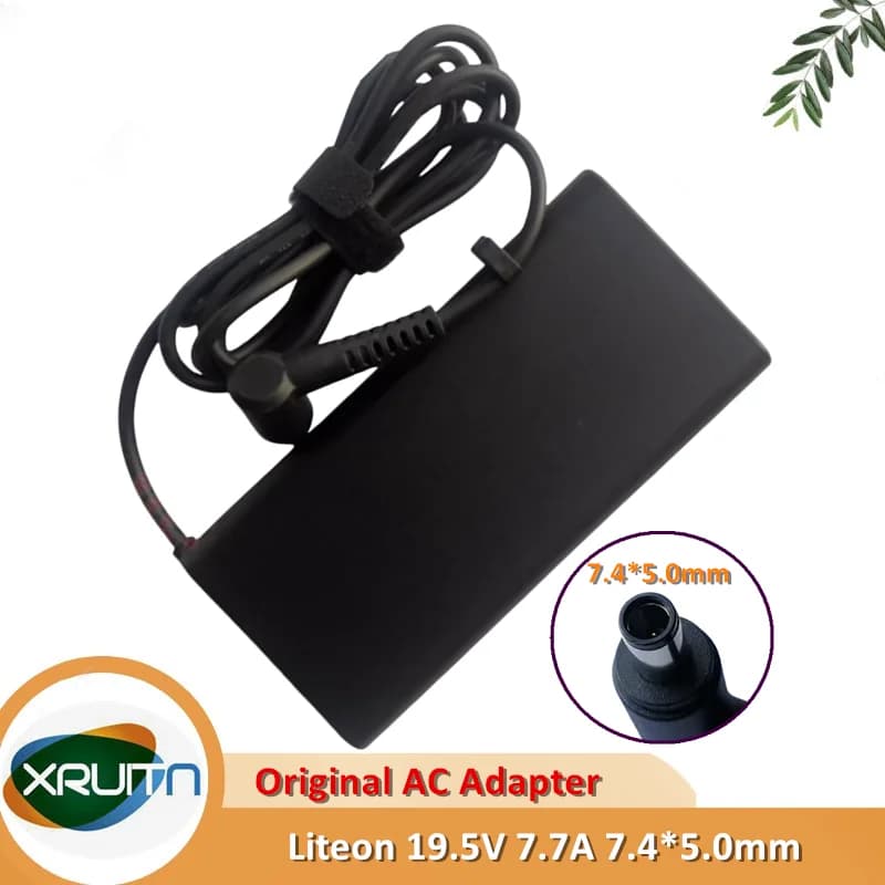 Caricabatterie alimentatore originale per laptop HASEE MSI LITEON PA-1151-08 19,5 V 7,7 A 150 W Adattatore CA 7,4 * 5,0 mm