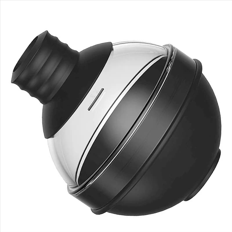 A95I-Grande stampo rotondo per palline di ghiaccio Stampo per ghiaccio sferico in silicone grande da 2,4 pollici per cocktail e whisky Bourbon
