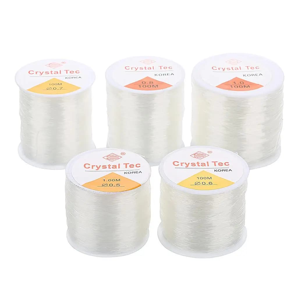 Jewelry Elastic String for Bracelet Making Stretchable Beading Cord for DIY Necklaces Beads Making Crafts