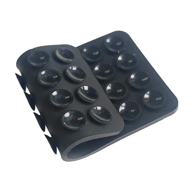 1Pc Silicone Suction Pad Double Sided For Mobile DYM Fixture Suction Cup Backed Adhesive Silicone Rubber Sucker Pad For Fixing