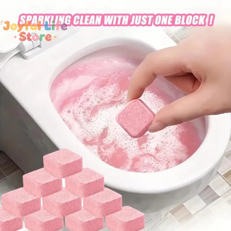10Pcs Toilets Cleaning Effervescent Tablet Toilet Cleaner Deodorant Remover Stain Yellow Dirt Home Batnroom Cleaning
