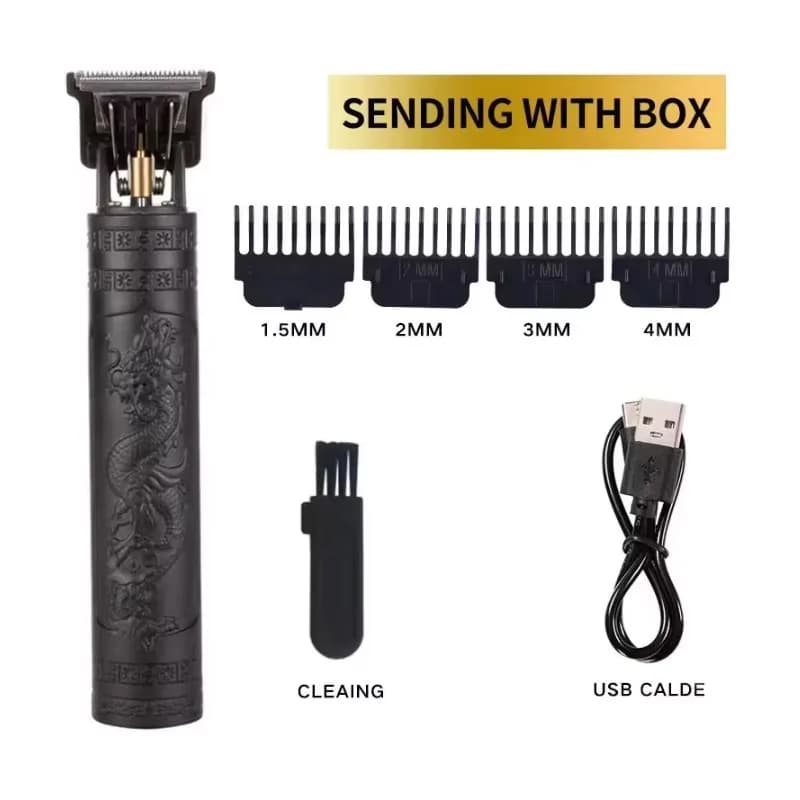 T9 Hair Clippers for Men Vintage Hair Cutting Machine Beard Trimmer Kits Body Hair Shaving Barber Beard Trimmer Electric Shaver