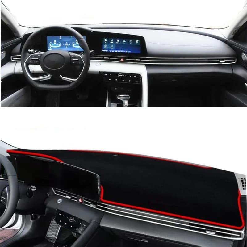 Per Hyundai Elantra Avante I30 CN7 2020 2021 2022 2023 2024 Auto Dash Zerbino Cruscotto Copertura Pad Parasole Tappeto Dashmat Accessori