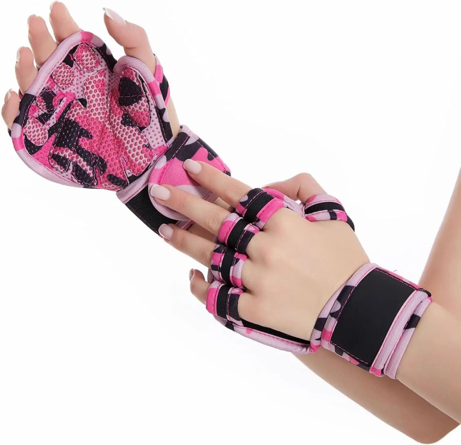 Weight Lifting Gloves, Wrist Wraps Wrist Straps for Weightlifting, Lifting Wrist Wraps Gym Gloves for Men Workout Gloves for Men