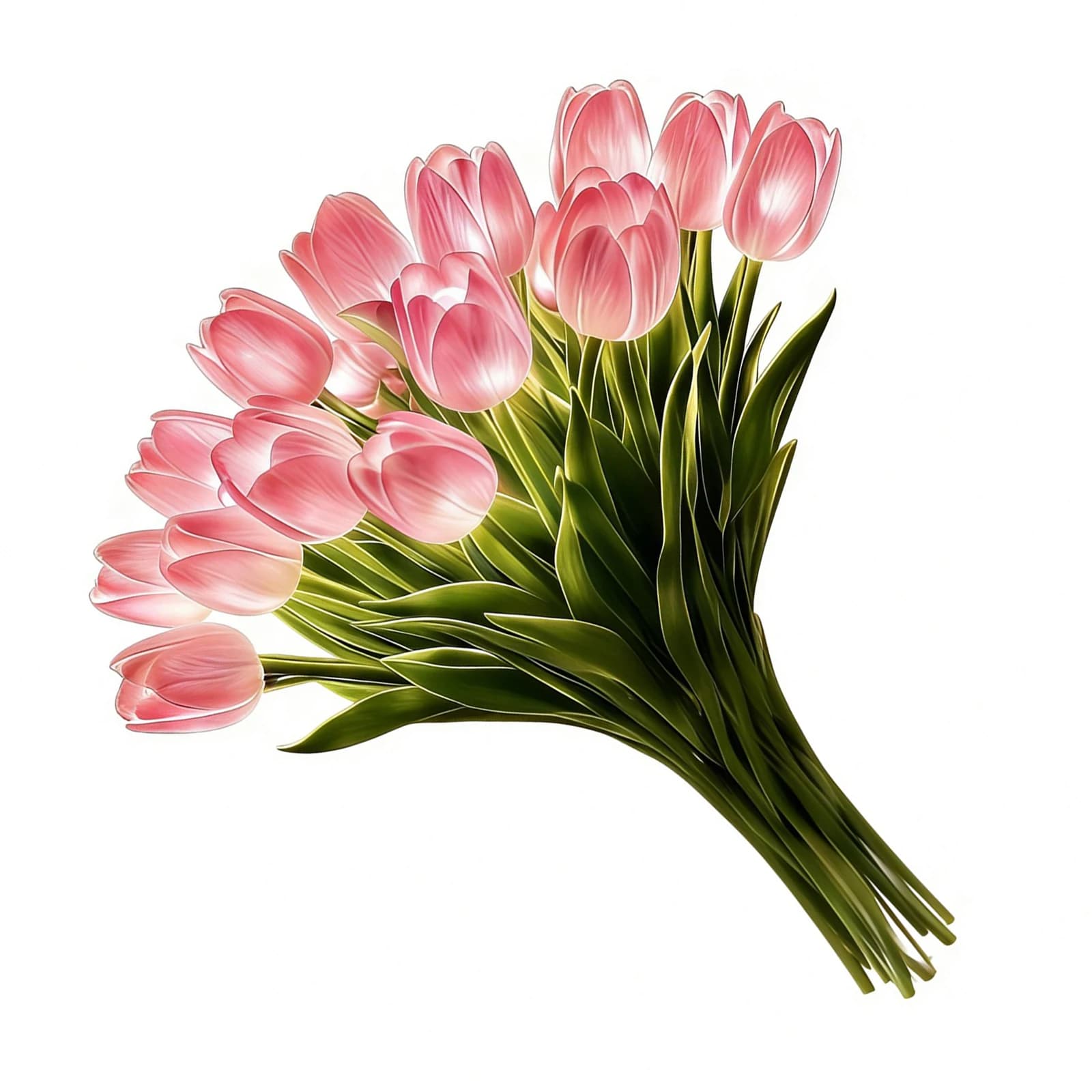 15Pcs Radiant Romantic Tulip Light Warm Light Flower Shaped Ambient Lamp Artificial Flowers Night Lamp for Bedroom Bedside Decor
