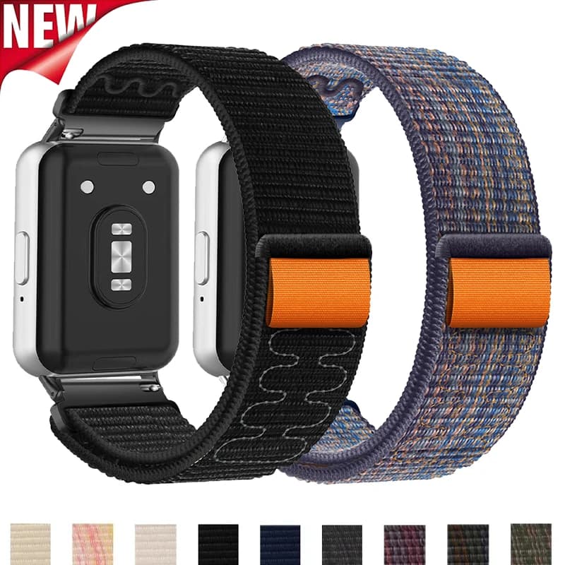 Quick Nylon Loop Strap for Samsung Galaxy Watch Fit 3 Sport Wristband Bracelet for Galaxy Fit3 Watchband Replacement Accessories