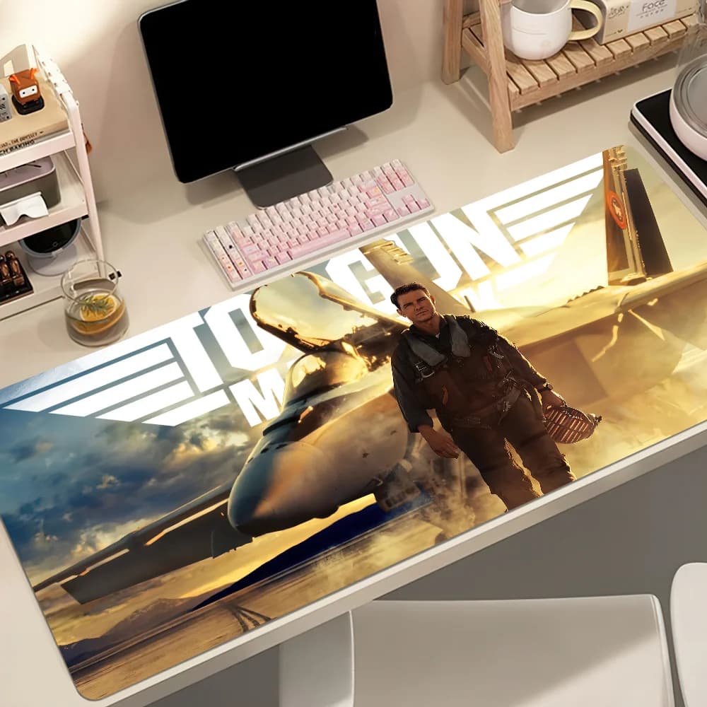 Movie T-Top Gun Maverick Mouse Pad Non-slip Thickened MousePad Student Gaming Cushion Large Writing Lockedge Office