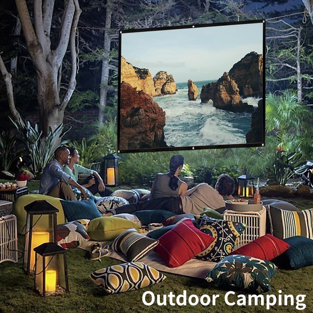 Schermo per proiettore HD 3D portatile Home Outdoor Tenda per proiettore semplice KTV Office Home Theater Dropshipping all'ingrosso