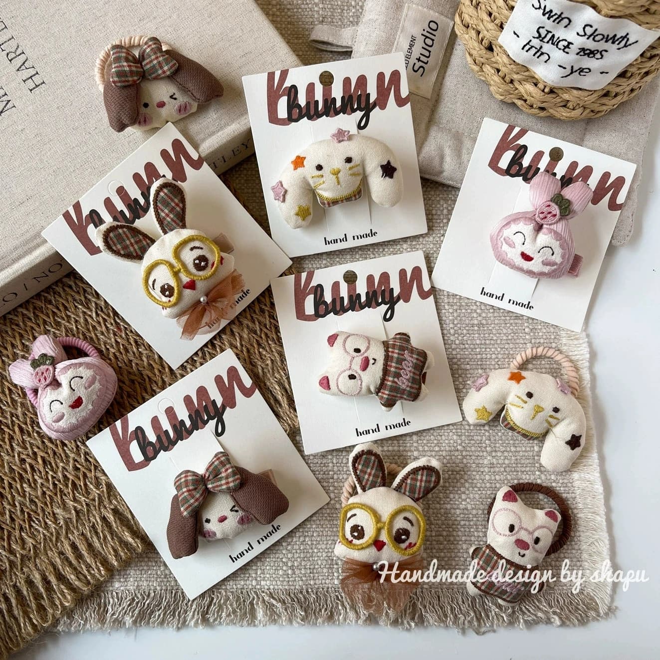 Fermagli per capelli coniglietto cartone animato per ragazze Forcine per animali Clip laterale per bambini Accessori per capelli carini Cravatta per capelli per ragazza Porta coda di cavallo