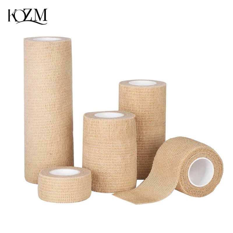 Nastro avvolgente per benda elastica autoadesiva sportiva elastica non tessuta Elastoplast per cuscinetti di supporto per spalla, palmo, ginocchio, dito, caviglia