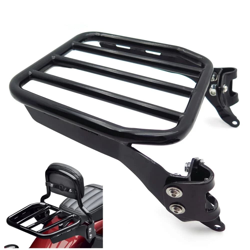 Portapacchi sportivo per moto Holdfast verticale per Harley 2018-2025 Softail Slim Street Bob Heritage DeluxeFLHC,FLHCS,FLSL, FXBB