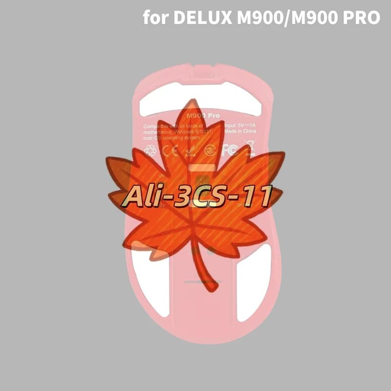 Adesivo antiscivolo per mouse DELUX M900/M900 Pro, accessori per mouse da gioco per PC, computer desktop, e-sport.