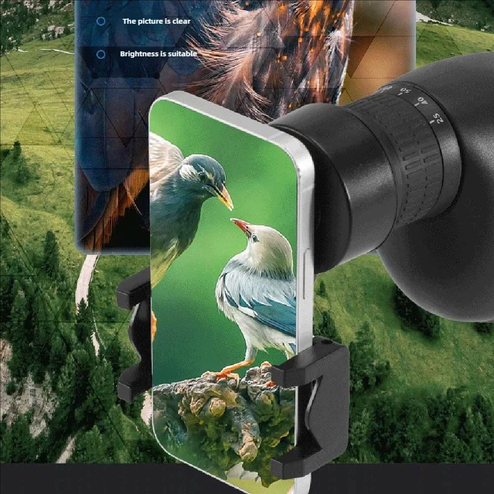 25-75x60 HD Zoom Monocular Powerful Telescope Waterproof Long Range with Tripod for BirdWatching Camping Landscape Telescopes