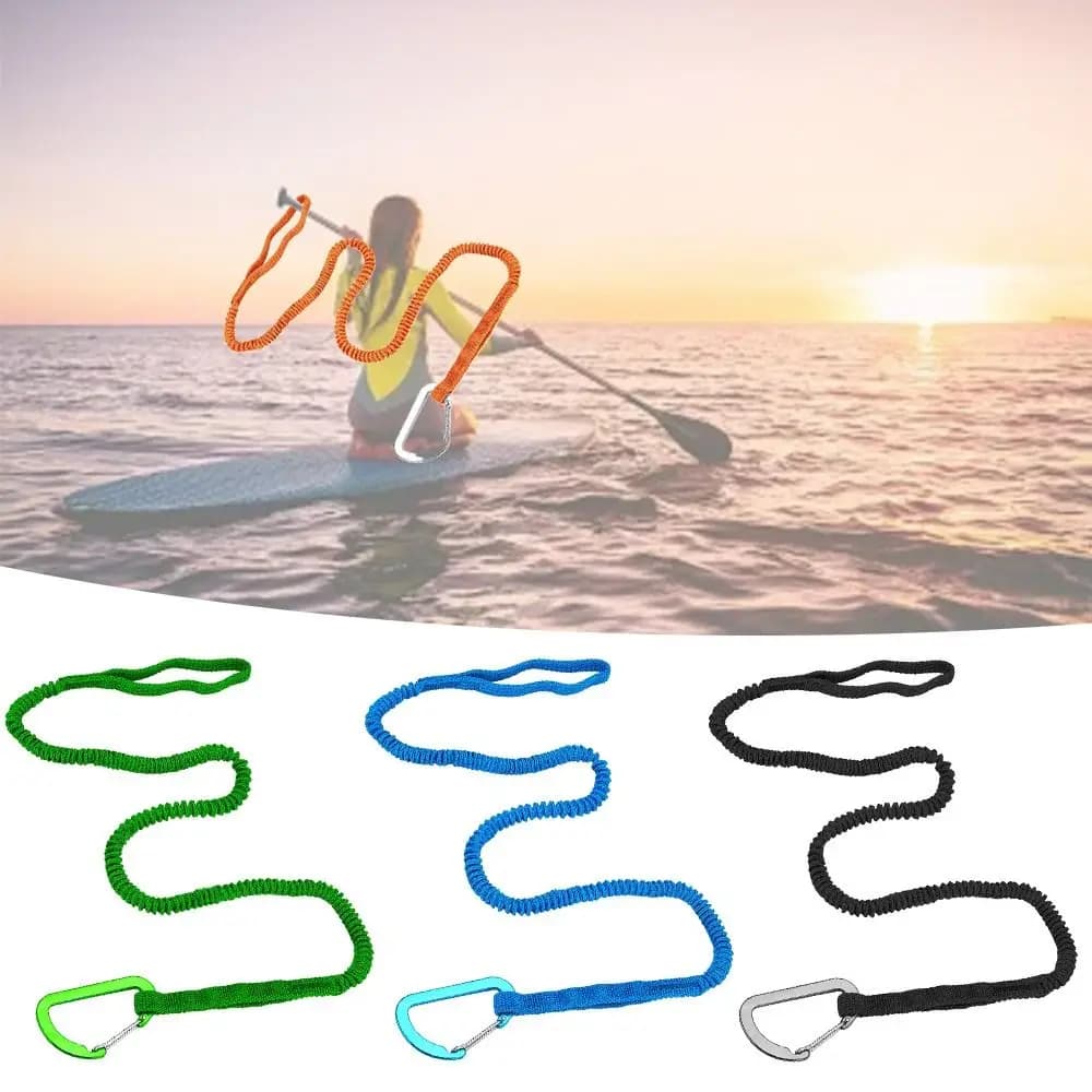 New with Safety Hook Kayak Paddle Leash 4 Colors Paddle Anti Lost Ropes Canoe Safety Rope for Kayak Paddles
