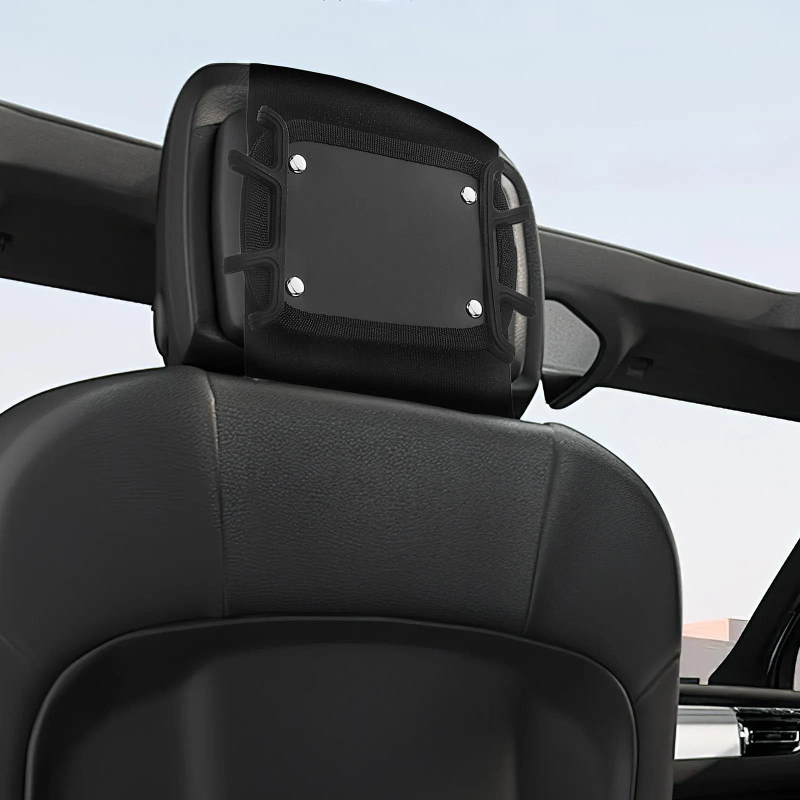 Universal Car Headrest Mount for Tablet Phone Backseat Holder Adjustable Angle Stable Support Travel Essential Vehicle Accessory