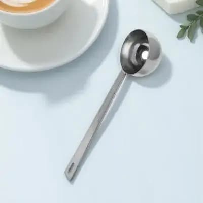 Stainless Steel Coffee Measuring Scoop Long Handle Precision Engraved 15Ml for Ground Coffee Milk Powder Protein Powder Espresso