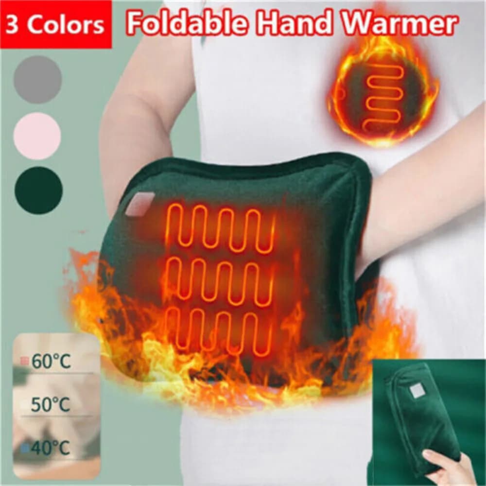 Hand warmer with USB charging cold-proof electric heating cushion flannel heat explosion-proof hot bag cushion for winter sleeping