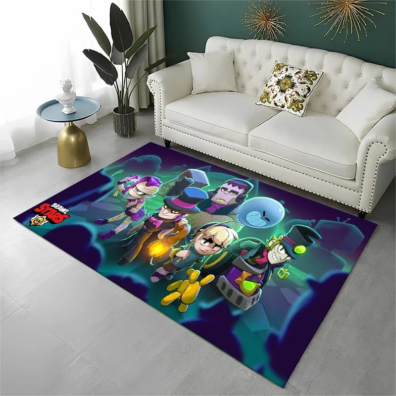 Cartoon B-Brawl Cartoon for Living Room, Bedroom, Games Room, Soft Home Decorative Cartoon, Children's Room Gift