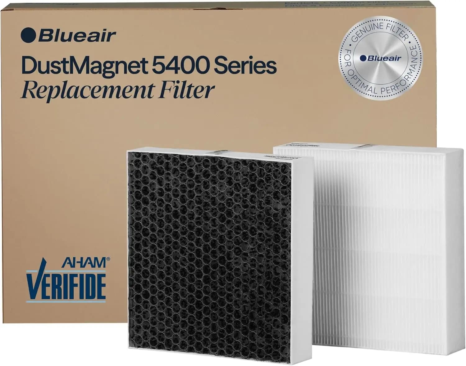 Filtro di Ricambio Originale per Purificatore d'Aria Contro Polvere, Virus, Batteri, Fumo e Allergie - Compatibile con Spazi da Medio a XL