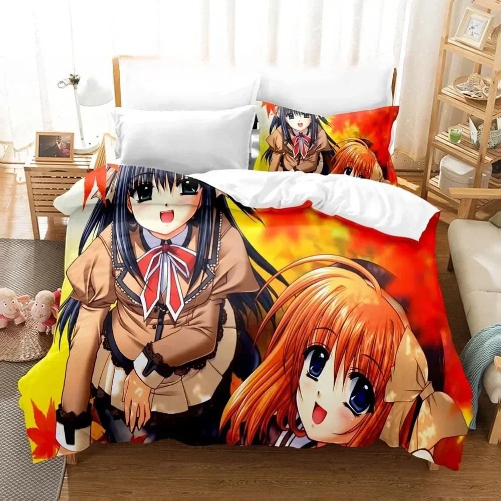 New 3D girls Priningt Kawaii Yae Sakura (Shuffle!) Set of bed linen Set of three pieces Cartoon Anime Set of bedspread for adult children