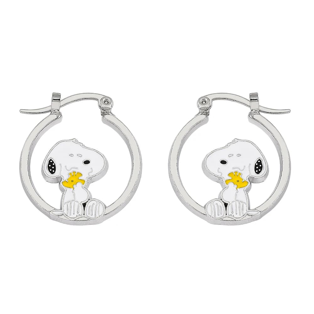 Orecchini a perno con Snoopy cartone animato, orecchini casual versatili e di nicchia, accessori