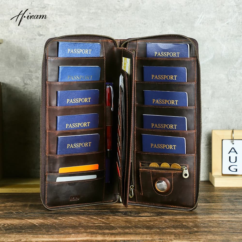 Passport packs Wallet Family Travel Passport Holder Document Case Organizer Cardholder Clutch RFID Anti Theft Anti Lost