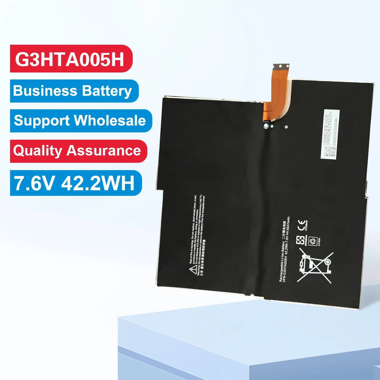 Batteria per laptop KingSener G3HTA005H G3HTA009H 5547mAh per Microsoft Surface Pro 3 1631 1577-9700 Tablet MS011301-PLP22T02