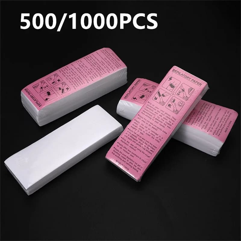 100/500/1000pcs Corpo Gamba Braccio Depilazione Epilatore Non tessuto Depilazione Carta Cera Per Le Donne Degli Uomini Striscia di Cera di Carta di Alta Qualità